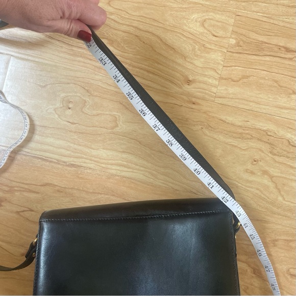 |Bally| Vintage Crossbody Black Leather Shoulder Bag - Picture 11 of 14